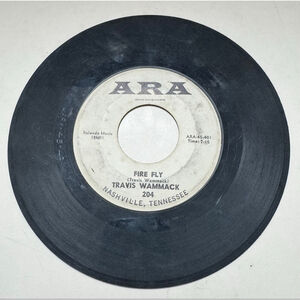 1964 ARA Records 45 RPM Travis Wammack “Fire Fly / Scratchy”